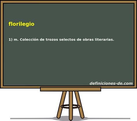 florilegio significado.